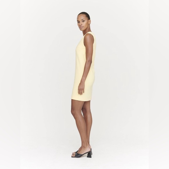 Ninety Percent Piper Butter Yellow Organic Cotton Interlock Dress NWT - Picture 4 of 13